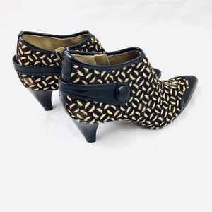 franco sarto calf hair booties